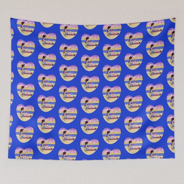 Item preview, Girl Reading at the Beach  designed and sold by altairaleon.