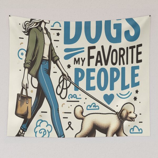 Item preview, Dogs Are My Favorite People / Four-Legged Family Dogs Make Life Better / Pawsitively Dogs are My Best Friends designed and sold by Dubione2.