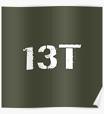 13T Field Artillery Surveyor / Meteorologisches Crewmitglied Poster