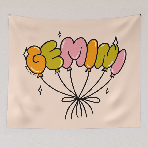 Item preview, Gemini Balloons designed and sold by doodlebymeg.