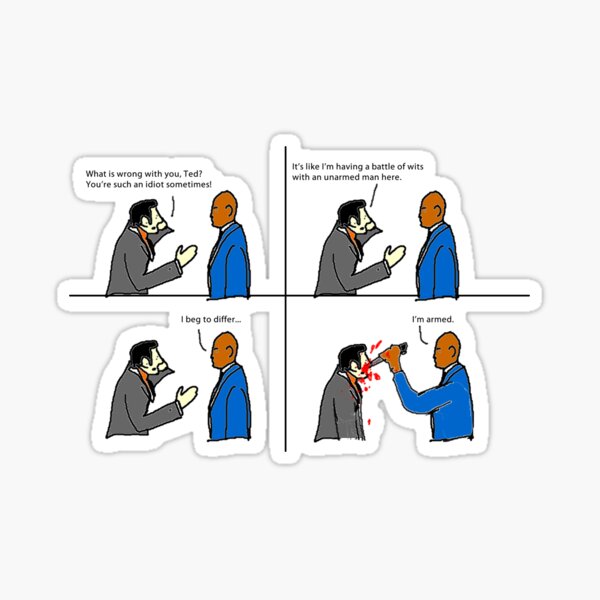 Item preview, Defeated and Defiant: The Comic of a Man Who Lost an Argument designed and sold by Ignorant-Artist.