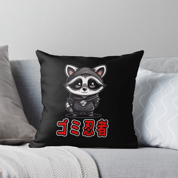 Item preview, Trash Ninja, Sora, Kawaii Cute Racoon, Kanji Writing designed and sold by Burn-Ego.