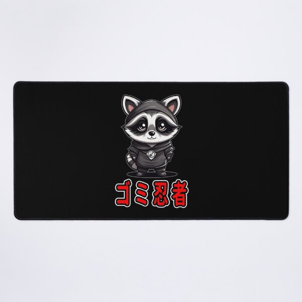 Item preview, Trash Ninja, Sora, Kawaii Cute Racoon, Kanji Writing designed and sold by Burn-Ego.