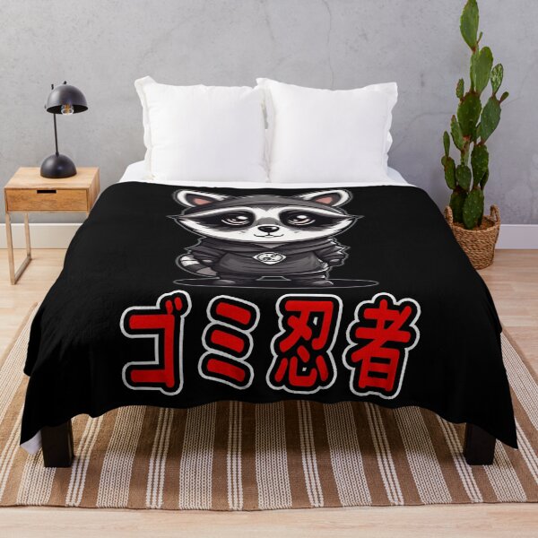 Item preview, Trash Ninja, Sora, Kawaii Cute Racoon, Kanji Writing designed and sold by Burn-Ego.