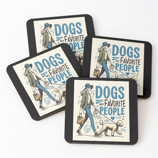 Item preview, Dogs Are My Favorite People / Four-Legged Family Dogs Make Life Better / Pawsitively Dogs are My Best Friends designed and sold by Dubione2.