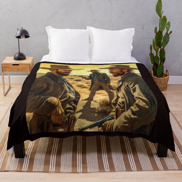 Item preview, "Duel Under the Desert Sun: Wild West Showdown" designed and sold by Artisticanvas.