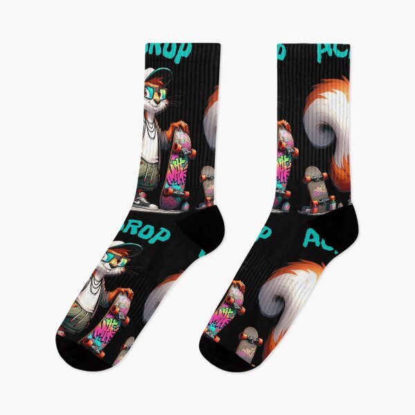 Item preview, Skater Squirrel Illustration Gift for Kids, Teens, and Adults designed and sold by InkyGenies.
