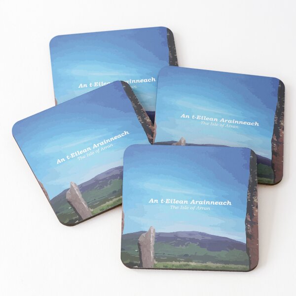 Item preview, The Isle of Arran (An t-Eilean Arainneach in Scottish Gaelic) standing stones designed and sold by Mamaidh Made.