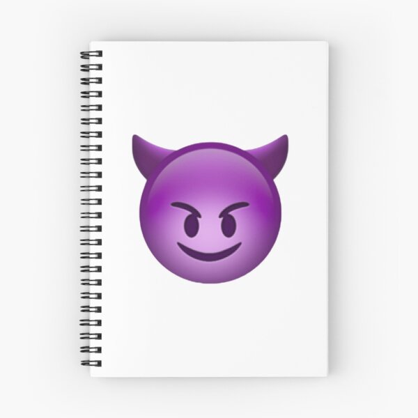 Item preview, Purple Smile Devil Emoji Sticker designed and sold by MollyElynDesign.