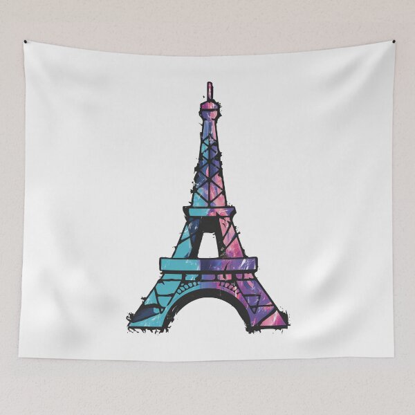 Item preview, Grafitti Eiffel Towell designed and sold by Angry Swan Designs.