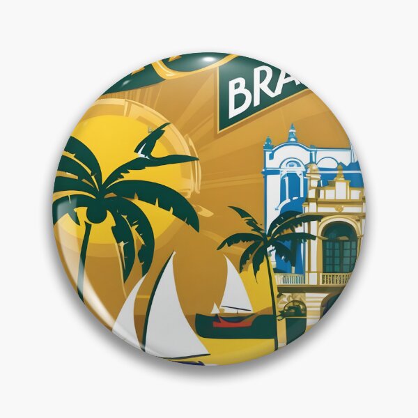 Item preview, Porto Alegre Brazil Vintage Travel Tourism  designed and sold by TravelersGems.