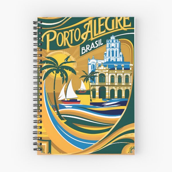 Item preview, Porto Alegre Brazil Vintage Travel Tourism  designed and sold by TravelersGems.