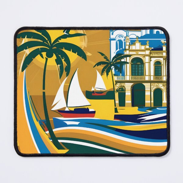 Item preview, Porto Alegre Brazil Vintage Travel Tourism  designed and sold by TravelersGems.
