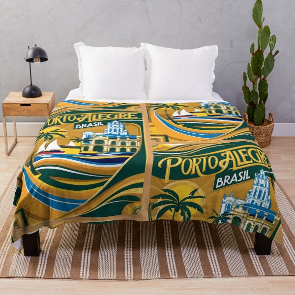 Item preview, Porto Alegre Brazil Vintage Travel Tourism  designed and sold by TravelersGems.