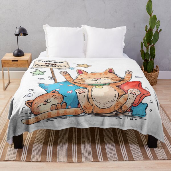 Item preview, Purr-sue Your Dreams! Cute Cat Motivation designed and sold by kjon88.