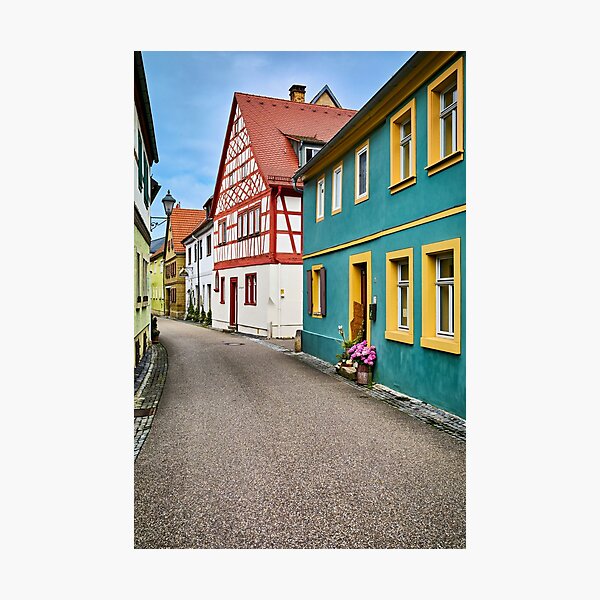 Item preview, Tranquil alley in Iphofen designed and sold by MICHAEL KNIERIEME - PHOTOGRAPHY.