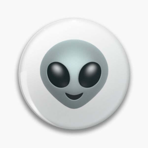 Item preview, Alien Face Emoji Sticker designed and sold by MollyElynDesign.