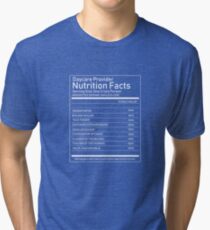 Daycare Provider Nährwertangaben T-Shirt - Food Label Geschenk Tee Vintage T-Shirt