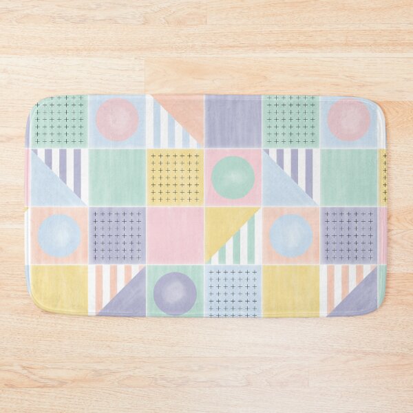 Item preview, Painted Riviera Tiles Pastels designed and sold by DesigndN.