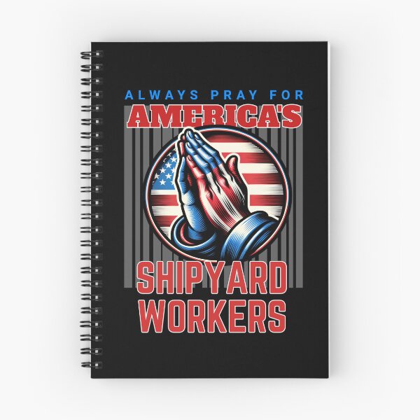 Item preview, Patriotic Praying Hands for America's Shipyard Workers designed and sold by Hananiah Merch.