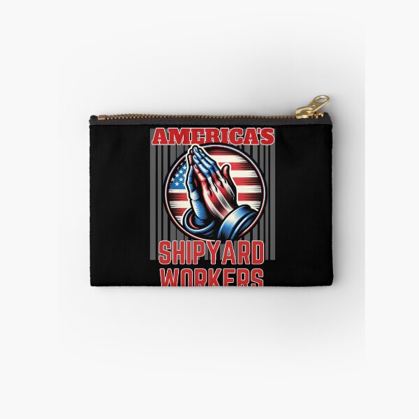 Item preview, Patriotic Praying Hands for America's Shipyard Workers designed and sold by Hananiah Merch.