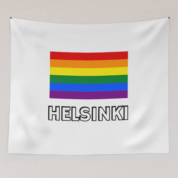 Artikelvorschau, Pride-Flagge Helsinki entworfen und verkauft von Inspirationmotivation.