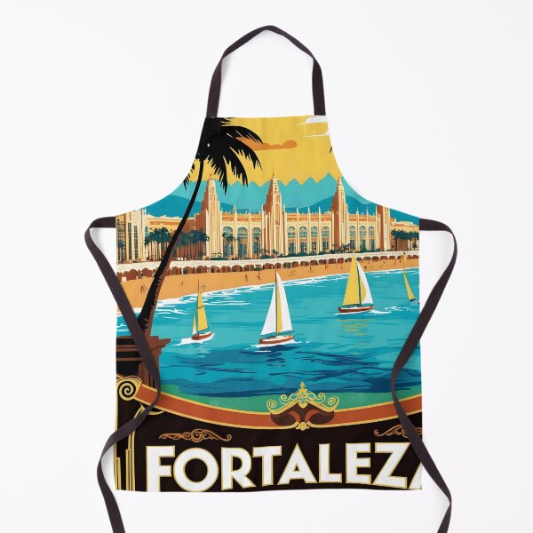 Item preview, Fortaleza Brazil Vintage Travel Tourism designed and sold by TravelersGems.