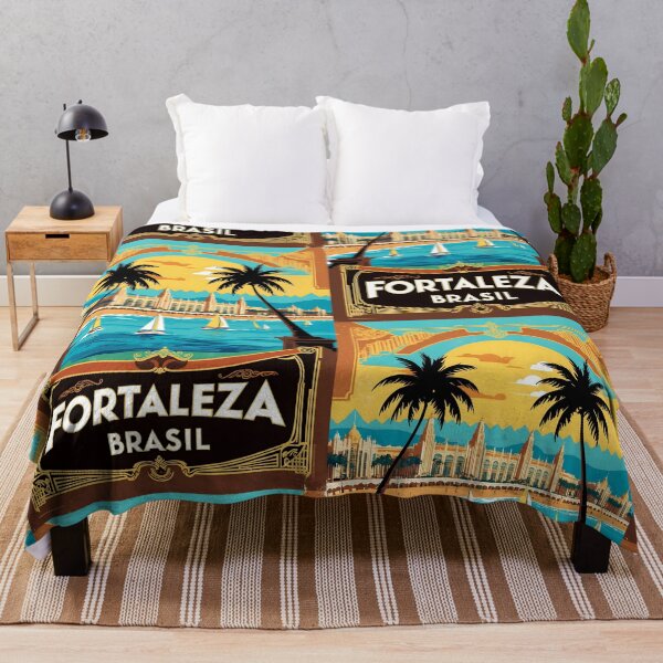 Item preview, Fortaleza Brazil Vintage Travel Tourism  designed and sold by TravelersGems.