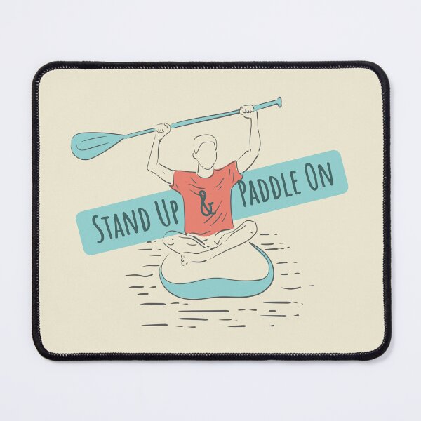 Item preview, Stand Up & Paddle On. Lineart SUP designed and sold by Deepness2023.