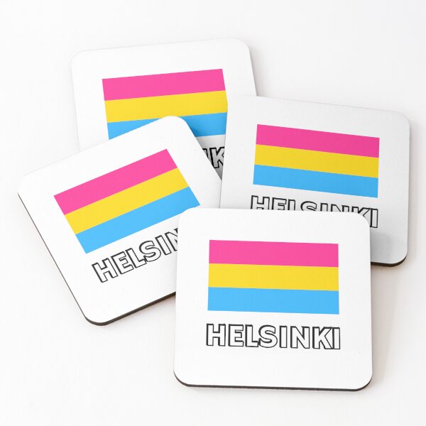 Aperçu de l'œuvre Drapeau de la Pan Pride Helsinki créée et vendue par Inspirationmotivation.