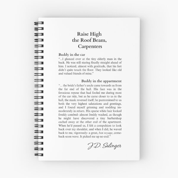 Item preview, Quotes from Salinger's Raise High the Roof Beam, Carpenters designed and sold by SusanDee.