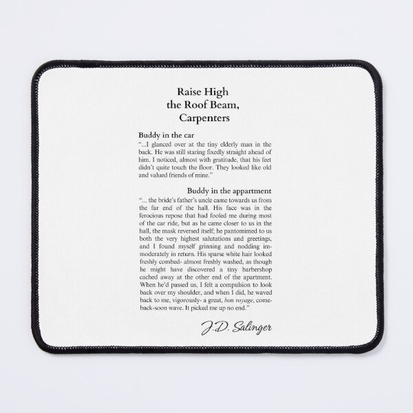 Item preview, Quotes from Salinger's Raise High the Roof Beam, Carpenters designed and sold by SusanDee.