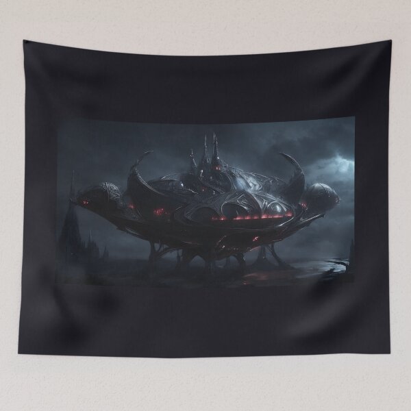 Item preview, Gothic Alien Citadel: Harbinger of Cosmic Darkness designed and sold by ArtGotika.