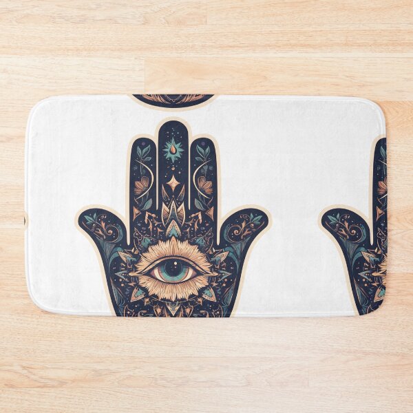 Item preview, Hamsa Hand Fatima Evil Eye Sticker designed and sold by MendaciousMina.