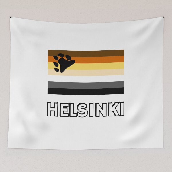 Item preview, Bear Pride Flag Helsinki designed and sold by Inspirationmotivation.