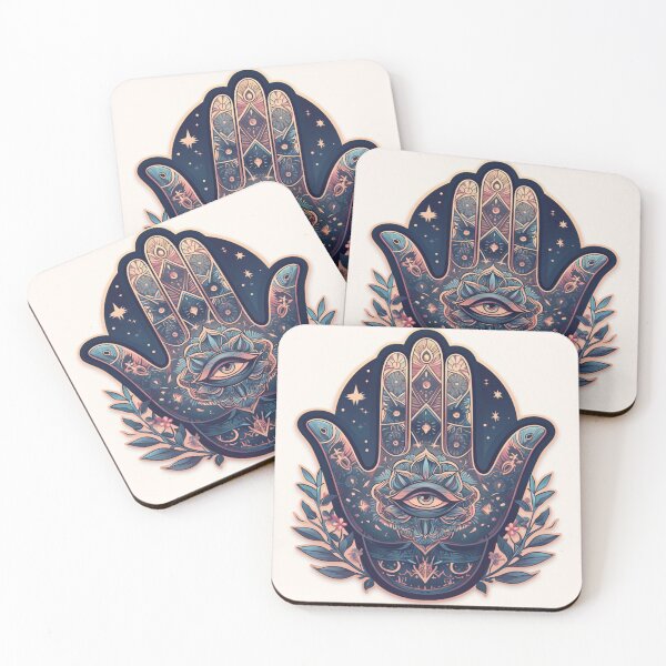 Item preview, Hamsa Hand Fatima Evil Eye Sticker designed and sold by MendaciousMina.