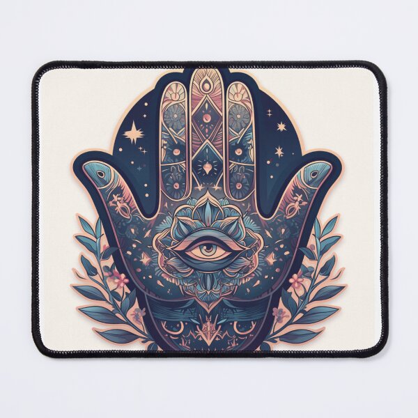 Item preview, Hamsa Hand Fatima Evil Eye Sticker designed and sold by MendaciousMina.