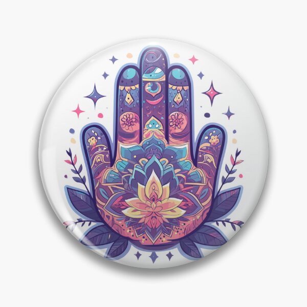 Item preview, Hamsa Hand Fatima Evil Eye Sticker designed and sold by MendaciousMina.