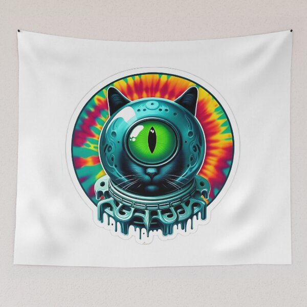 Item preview, One-eyed  Cosmo cat designed and sold by piscininha.