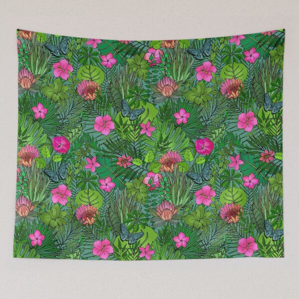 Item preview, Painted Lady Butterflies in a Tropical Botanic Garden designed and sold by IrishVikingDesigns.