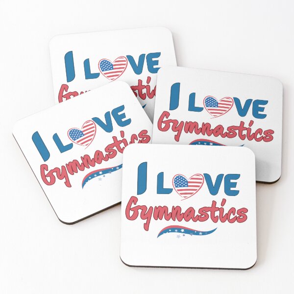 Item preview, I love Gymnastics - Proud to be an American designed and sold by MtValleyDesign.