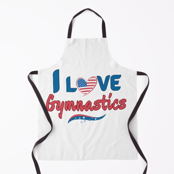 Item preview, I love Gymnastics - Proud to be an American designed and sold by MtValleyDesign.
