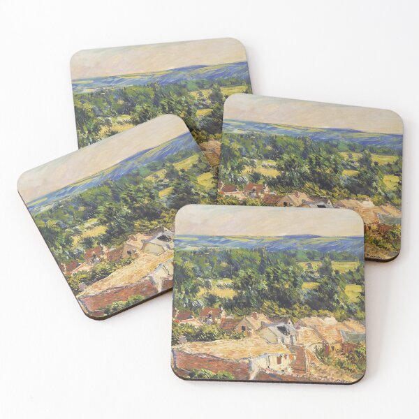 Item preview, View on village of Giverny - 1886 - Claude Monet designed and sold by dottyshai.