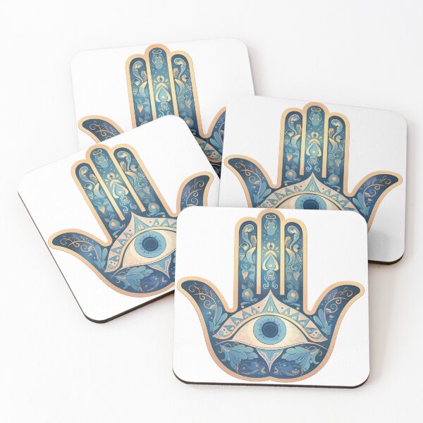 Item preview, Hamsa Hand Fatima Evil Eye Sticker designed and sold by MendaciousMina.