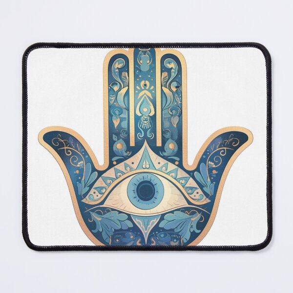 Item preview, Hamsa Hand Fatima Evil Eye Sticker designed and sold by MendaciousMina.