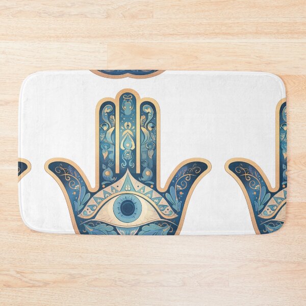 Item preview, Hamsa Hand Fatima Evil Eye Sticker designed and sold by MendaciousMina.