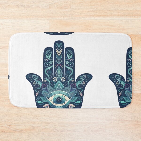 Item preview, Hamsa Hand Fatima Evil Eye Sticker designed and sold by MendaciousMina.