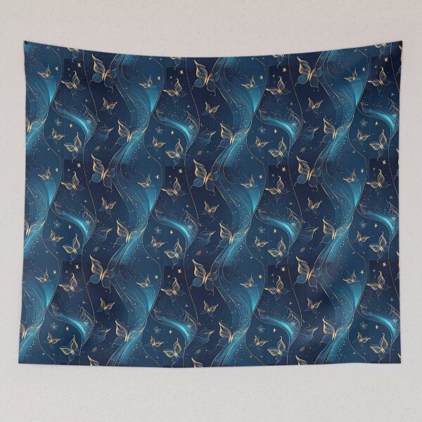Item preview, Seamless pattern of glowing floral with delicate golden lining designed and sold by creativekrish.