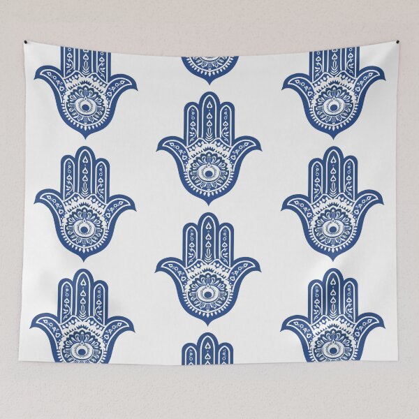 Item preview, Hamsa Hand Fatima Evil Eye Sticker designed and sold by MendaciousMina.