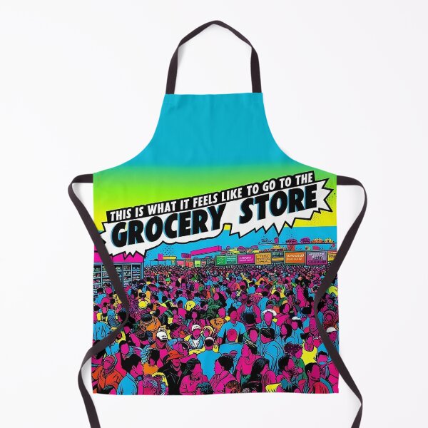 Item preview, Experience social anxiety - This is what it feels like to go to the grocery store designed and sold by pixelated_echoes.